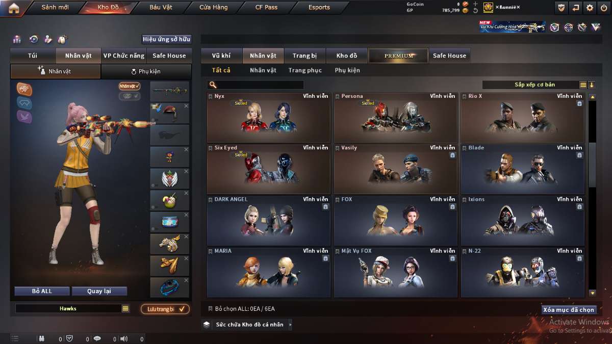 shop acc cf uy tin gia re